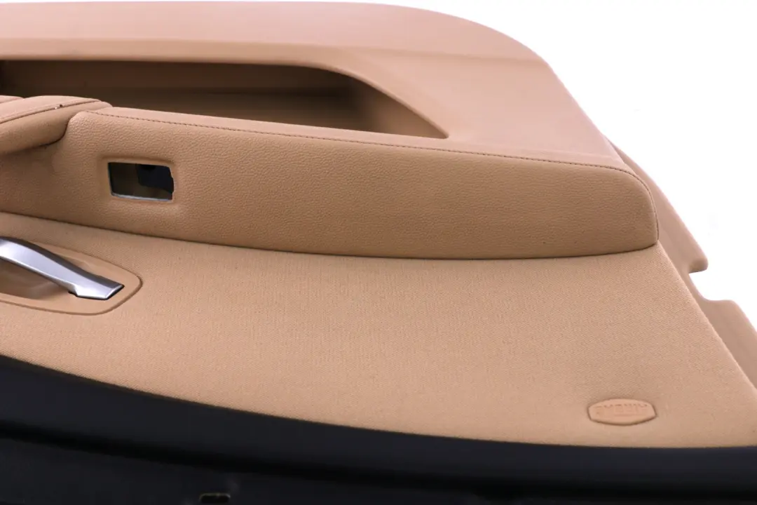 Front Left N/S Door Card Trim Panel Beige Cloth to BMW 5 Series E60 E61 LCI with Part number 6983551 BMW 5 Series E60 E61 LCI Front Left N/S Door Card Trim Panel Beige Cloth - SKU rhd-6983551 - Part number 6983551