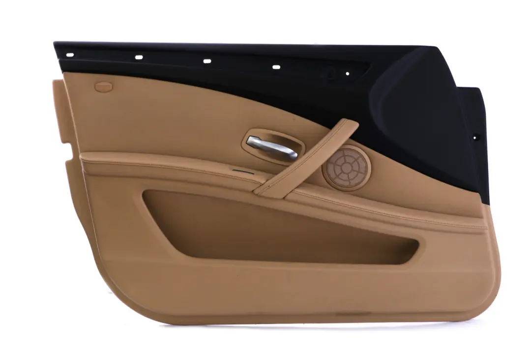 Front Left N/S Door Card Trim Panel Beige Cloth to BMW 5 Series E60 E61 LCI with Part number 6983551 BMW 5 Series E60 E61 LCI Front Left N/S Door Card Trim Panel Beige Cloth - SKU rhd-6983551 - Part number 6983551