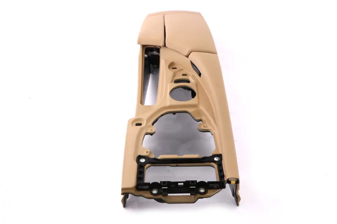 BMW 5 Series E60 E61 LCI Centre Console Armrest Beige Leather - SKU rhd-6985234-1 - Part number 7059950