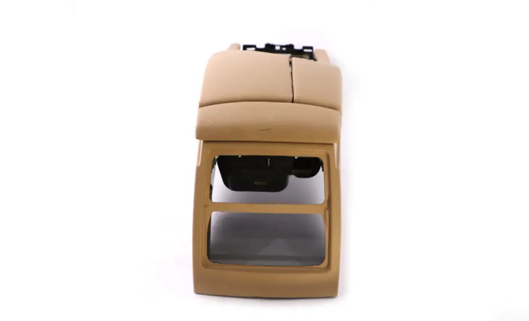 BMW 5 Series E60 E61 LCI Centre Console Armrest Beige Leather - SKU rhd-6985234-1 - Part number 7059950