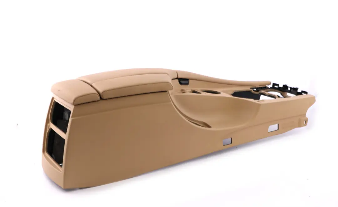 Centre Console Armrest Beige Leather to BMW 5 Series E60 E61 LCI with Part number 7059950 BMW 5 Series E60 E61 LCI Centre Console Armrest Beige Leather - SKU rhd-6985234-1 - Part number 7059950