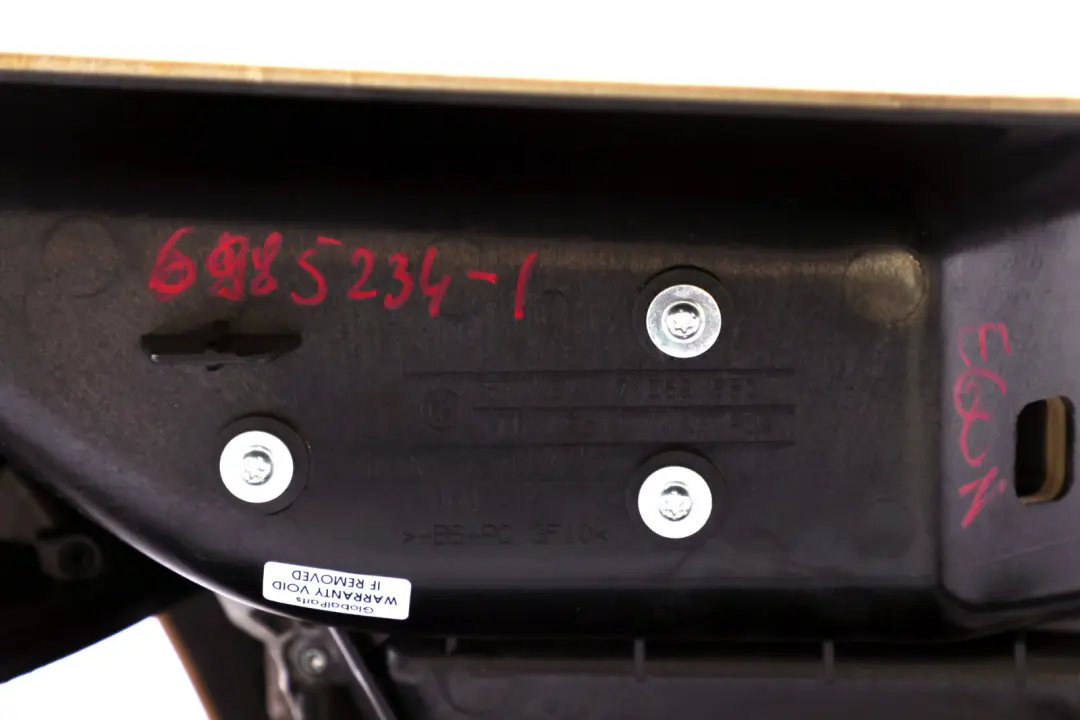 BMW 5 Series E60 E61 LCI Centre Console Armrest Beige Leather - SKU rhd-6985234-1 - Part number 7059950