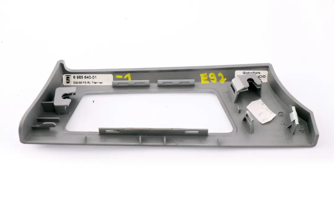 Decorative Strip Dashboard Right O/S Titan Hell to BMW 3 Series E92 E93 with Part number 6985640 BMW 3 Series E92 E93 Decorative Strip Dashboard Right O/S Titan Hell - SKU rhd-6985640-1 - Part number 6985640