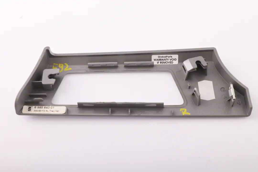 Decorative Strip Dashboard Right O/S Titan Hell to BMW 3 Series E90 LCI E92 with Part number 6985640 BMW 3 Series E90 LCI E92 Decorative Strip Dashboard Right O/S Titan Hell - SKU rhd-6985640 - Part number 6985640