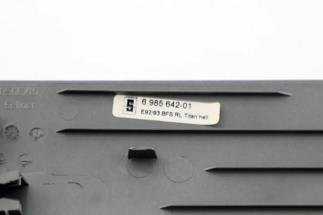 BMW 3 Series 2 E90 E91 LCI E92 E93 Decor Strip Dashboard Left N/S Titan II - SKU rhd-6985642-2 - Part number 6985642