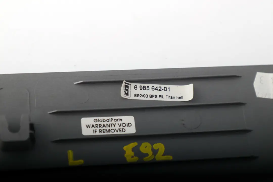 Decorative Strip Dashboard Left N/S Titan Hell to BMW 3 Series E90 E91 LCI E92 E93 with Part number 6985642 BMW 3 Series E90 E91 LCI E92 E93 Decorative Strip Dashboard Left N/S Titan Hell - SKU rhd-6985642 - Part number 6985642
