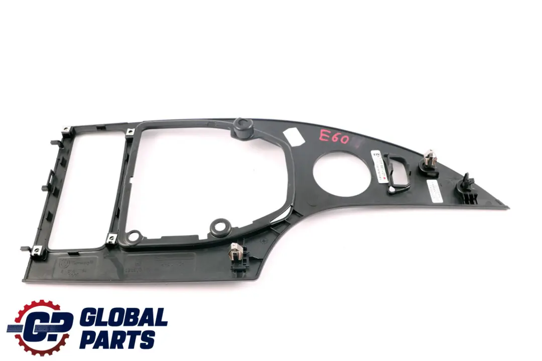 Centre Console Tray Diamantschwarz Black to BMW 5 Series E60 E61 LCI Cover with Part number 6988997 BMW 5 Series E60 E61 LCI Cover Centre Console Tray Diamantschwarz Black - SKU rhd-6988997 - Part number 6988997