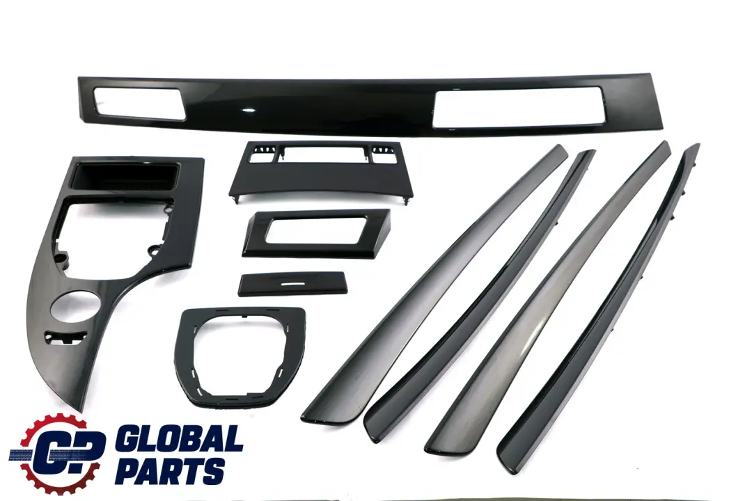 Decorative Strip Dash Interior Trim Set Diamantschwarz to BMW 5 Series 2 E60 E61 LCI with Part number 6989010 BMW 5 Series 2 E60 E61 LCI Decorative Strip Dash Interior Trim Set Diamantschwarz - SKU rhd-6989010-2 - Part number 6989010