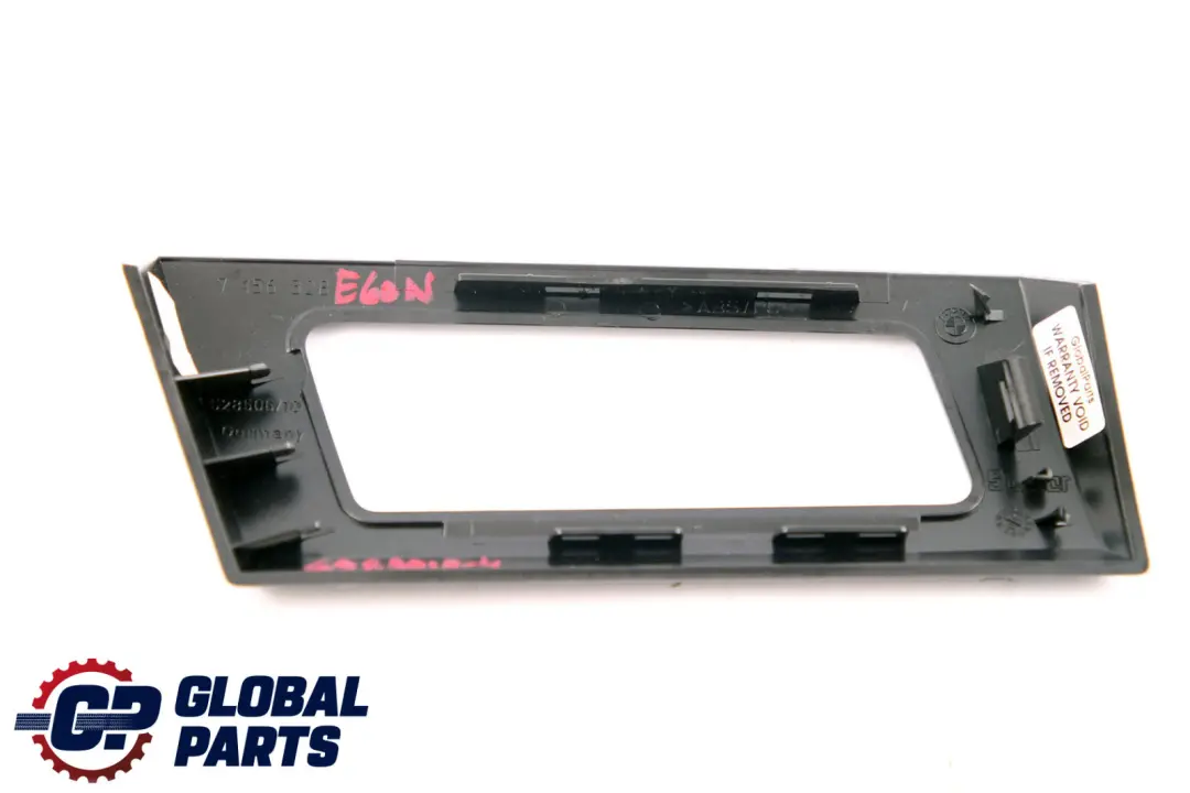 Decor Trim Dashboard Strip Right O/S Diamantschwarz to BMW 5 Series E60 E61 LCI 4 with Part number 6989010 BMW 5 Series E60 E61 LCI 4 Decor Trim Dashboard Strip Right O/S Diamantschwarz - SKU rhd-6989010-4 - Part number 6989010