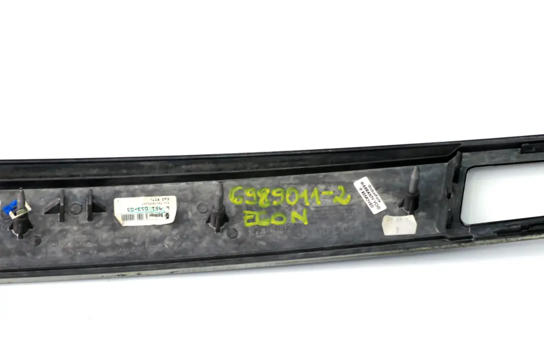 Set Decor Strip Dash Interior Trim Cover Alu Feinschliff to BMW 5 Series 2 E60 LCI with Part number 6989011 BMW 5 Series 2 E60 LCI Set Decor Strip Dash Interior Trim Cover Alu Feinschliff - SKU rhd-6989011-2 - Part number 6989011