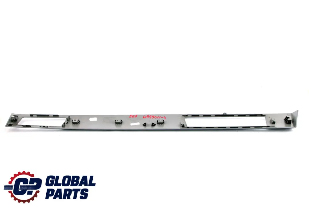 Decor Strip Dash Interior Trim Cover Space Grey to BMW 5 Series 4 E60 E61 LCI with Part number 6989011 BMW 5 Series 4 E60 E61 LCI Decor Strip Dash Interior Trim Cover Space Grey - SKU rhd-6989011-4 - Part number 6989011