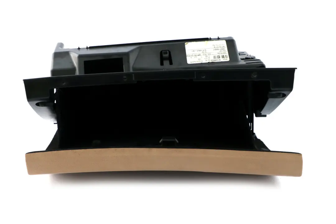 Glove Box Storage Case Vinyl Hellbeige Beige 8245968 to BMW X5 Series E53 with Part number 7001262 BMW X5 Series E53 Glove Box Storage Case Vinyl Hellbeige Beige 8245968 - SKU rhd-7001262 - Part number 7001262