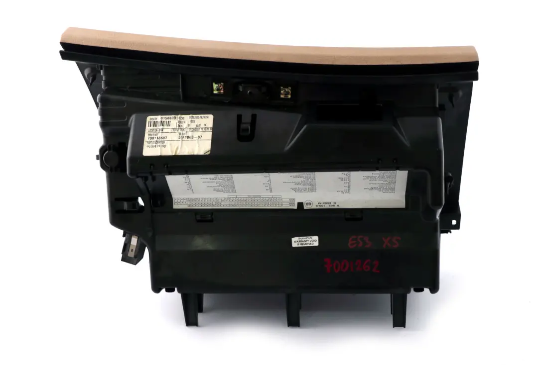 Glove Box Storage Case Vinyl Hellbeige Beige 8245968 to BMW X5 Series E53 with Part number 7001262 BMW X5 Series E53 Glove Box Storage Case Vinyl Hellbeige Beige 8245968 - SKU rhd-7001262 - Part number 7001262