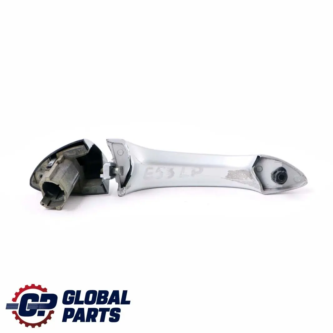 BMW X5 Series E53 Front Rear Left Grab Handle Door Cover N/S Titansilber Silver - SKU rhd-7002311-TS - Part number 7002311