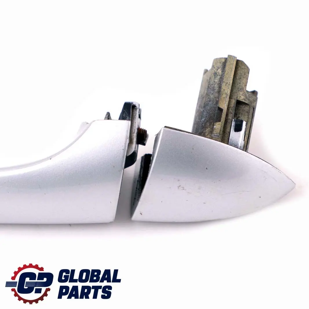 Front Rear Left Grab Handle Door Cover N/S Titansilber Silver to BMW X5 Series E53 with Part number 7002311 BMW X5 Series E53 Front Rear Left Grab Handle Door Cover N/S Titansilber Silver - SKU rhd-7002311-TS - Part number 7002311