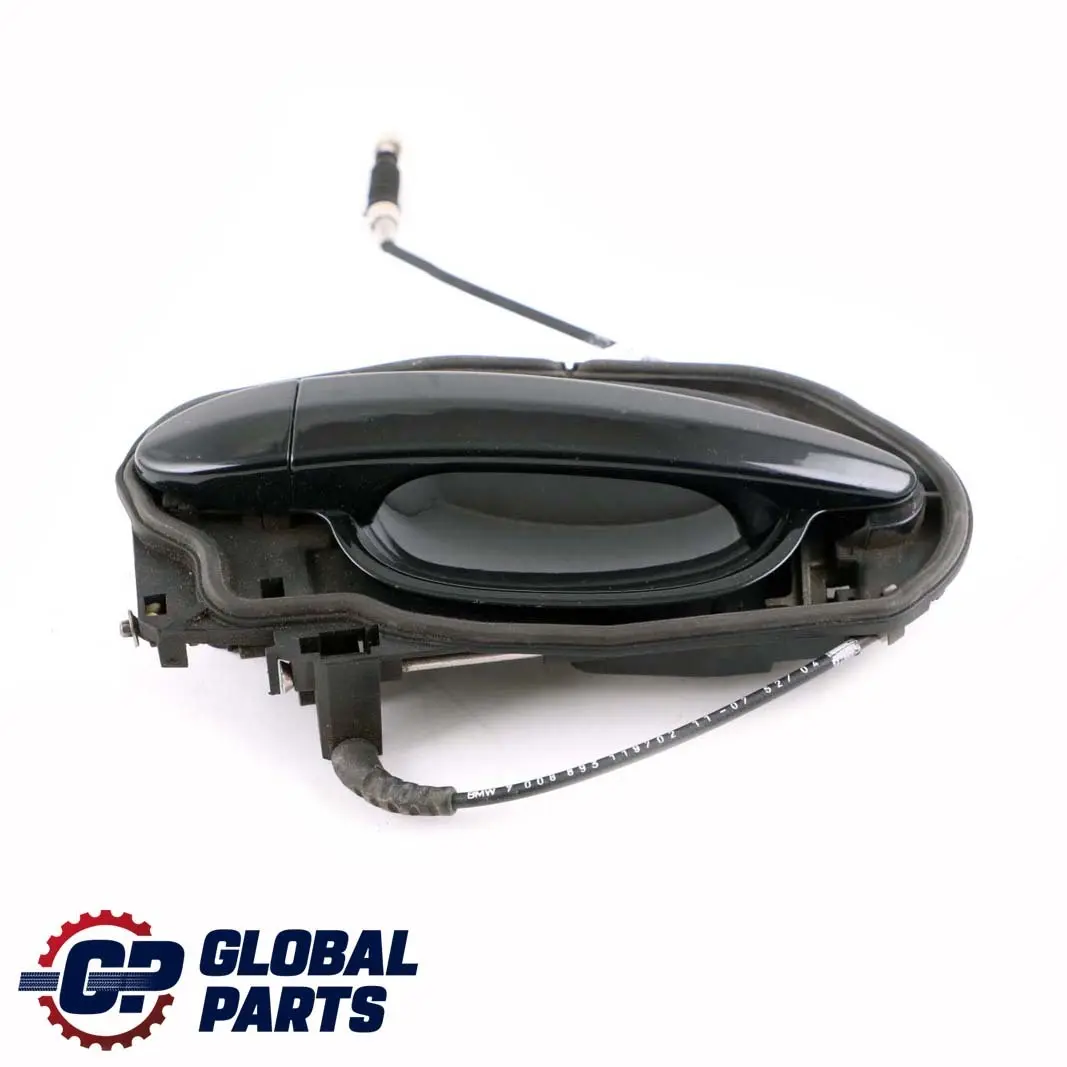 BMW 6 Series E63 E64 Complete Left N/S Grab Handle Black Sapphire Metallic 475 - SKU rhd-7008893-BS - Part number 7008893