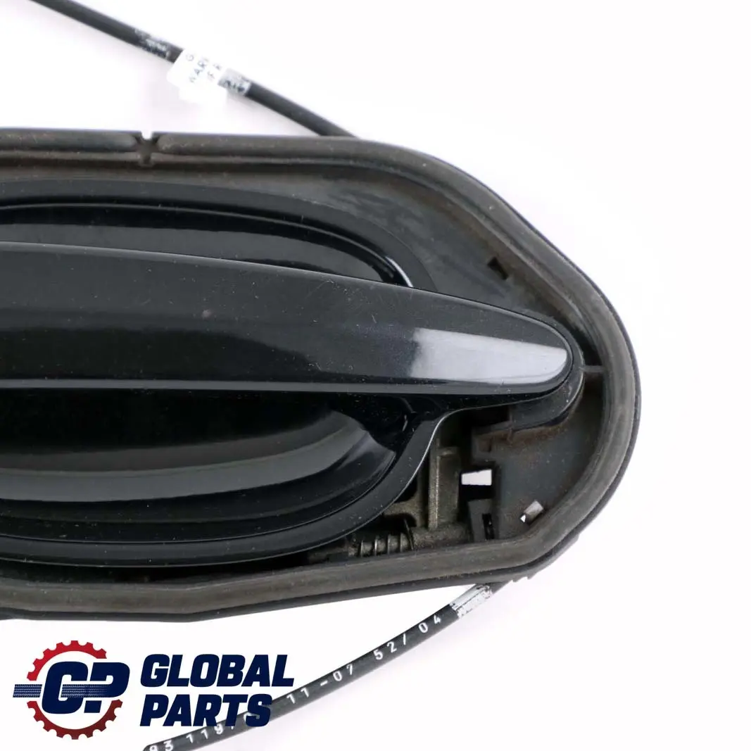 BMW 6 Series E63 E64 Complete Left N/S Grab Handle Black Sapphire Metallic 475 - SKU rhd-7008893-BS - Part number 7008893