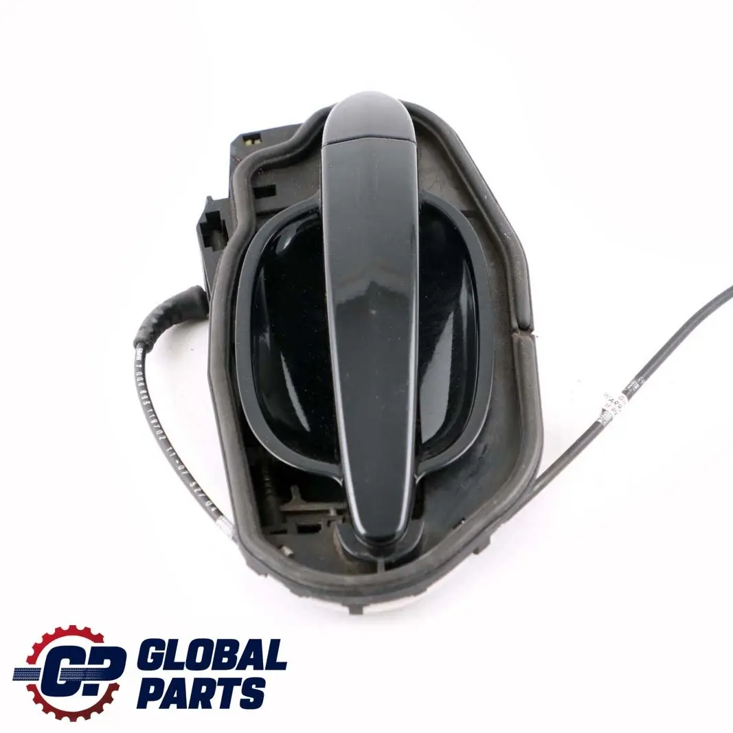 BMW 6 Series E63 E64 Complete Left N/S Grab Handle Black Sapphire Metallic 475 - SKU rhd-7008893-BS - Part number 7008893