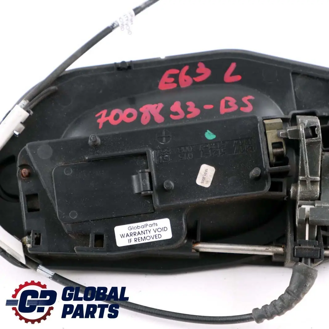 Complete Left N/S Grab Handle Black Sapphire Metallic 475 to BMW 6 Series E63 E64 with Part number 7008893 BMW 6 Series E63 E64 Complete Left N/S Grab Handle Black Sapphire Metallic 475 - SKU rhd-7008893-BS - Part number 7008893