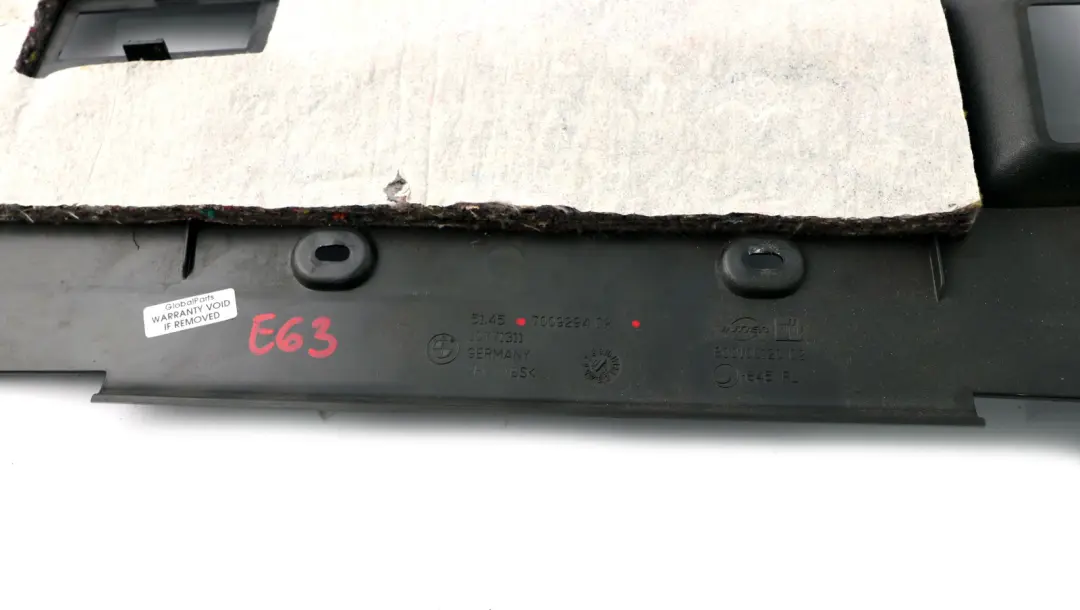 BMW 6 Series E63 E64 Trim Panel Door Entrance Left N/S Basaltgrau Grey - SKU rhd-7009294 - Part number 7009294