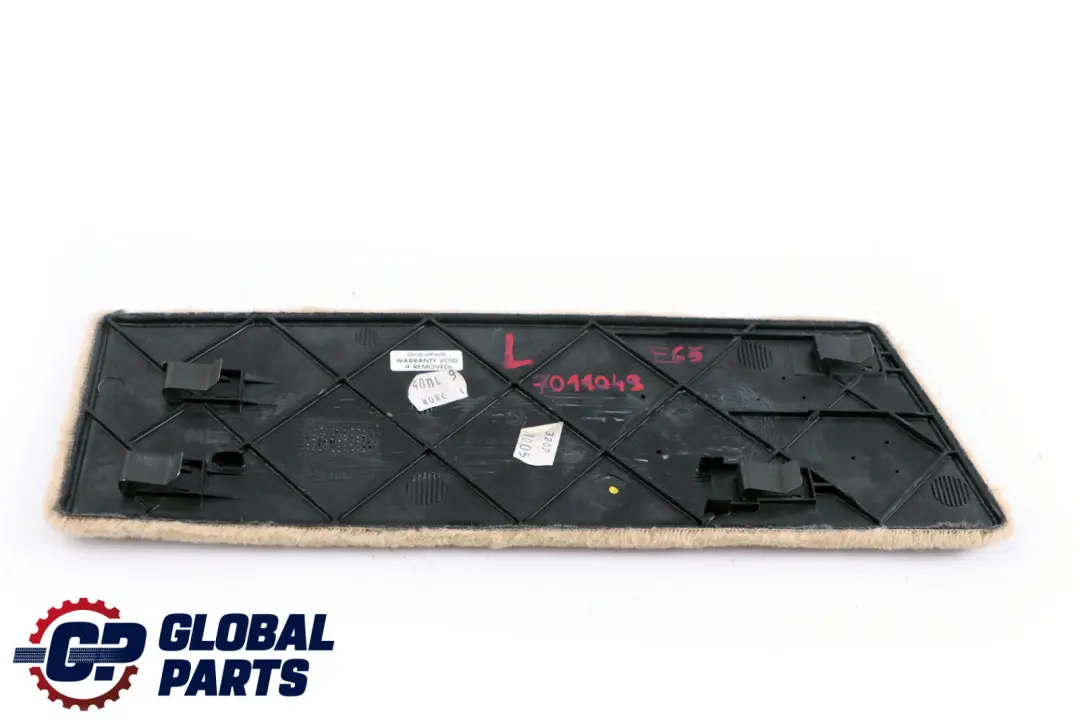 BMW 7 Series E65 E66 E67 Trim Panel Centre Console Rear Left Beige - SKU rhd-7011049 - Part number 8223313