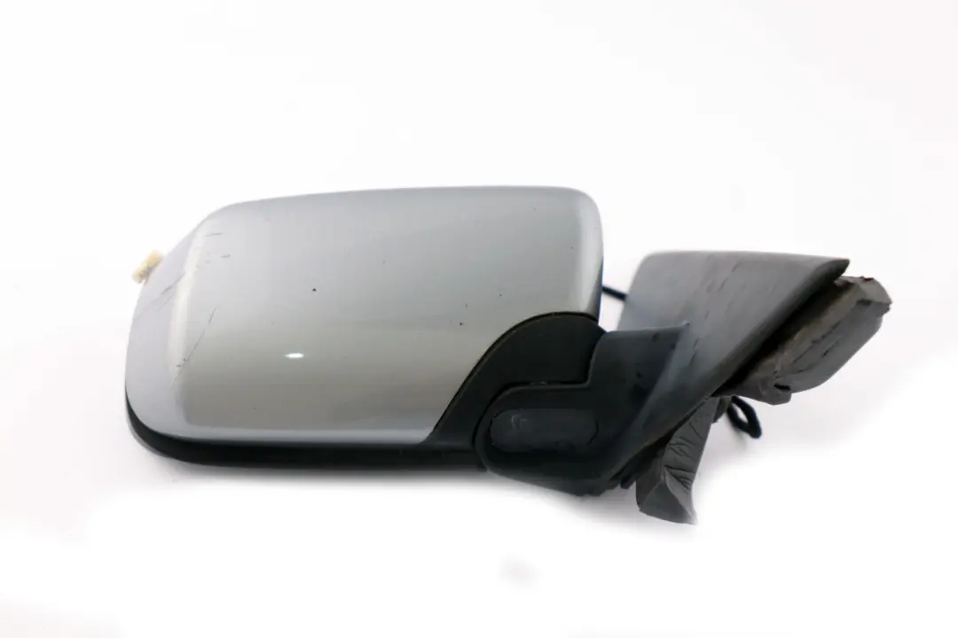 BMW 3 Series E46 Compact Heated Right O/S Wing Mirror Silbergrau Silver Grey - SKU rhd-7011940-SBG - Part number 7011940