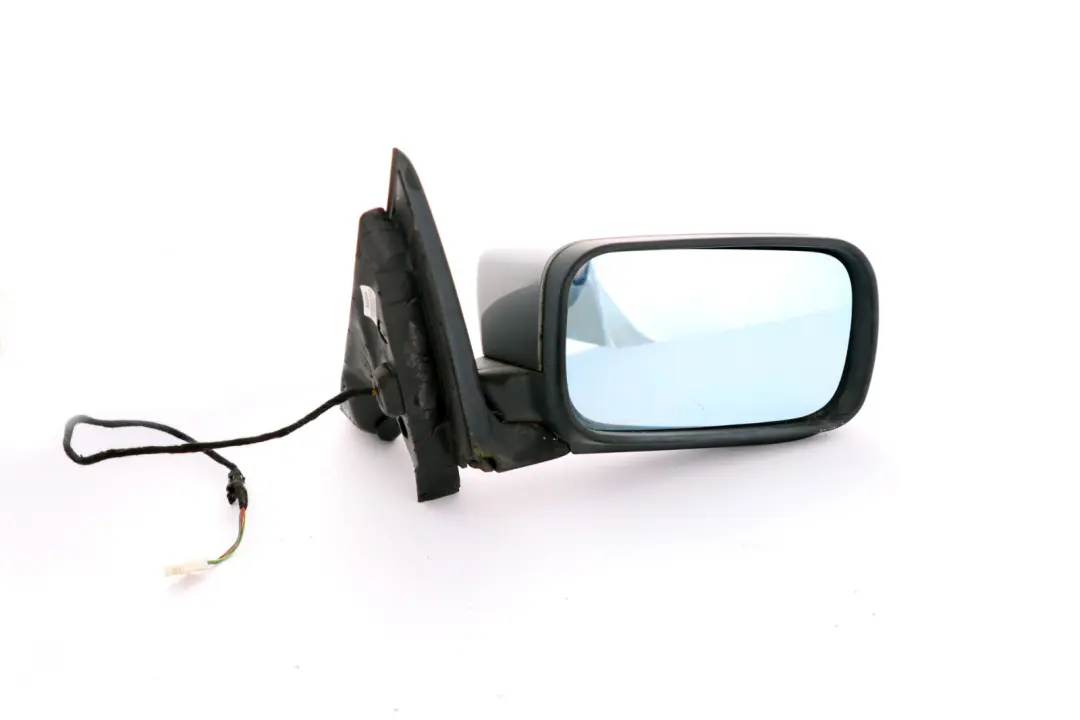 BMW 3 Series E46 Compact Heated Right O/S Wing Mirror Silbergrau Silver Grey - SKU rhd-7011940-SBG - Part number 7011940
