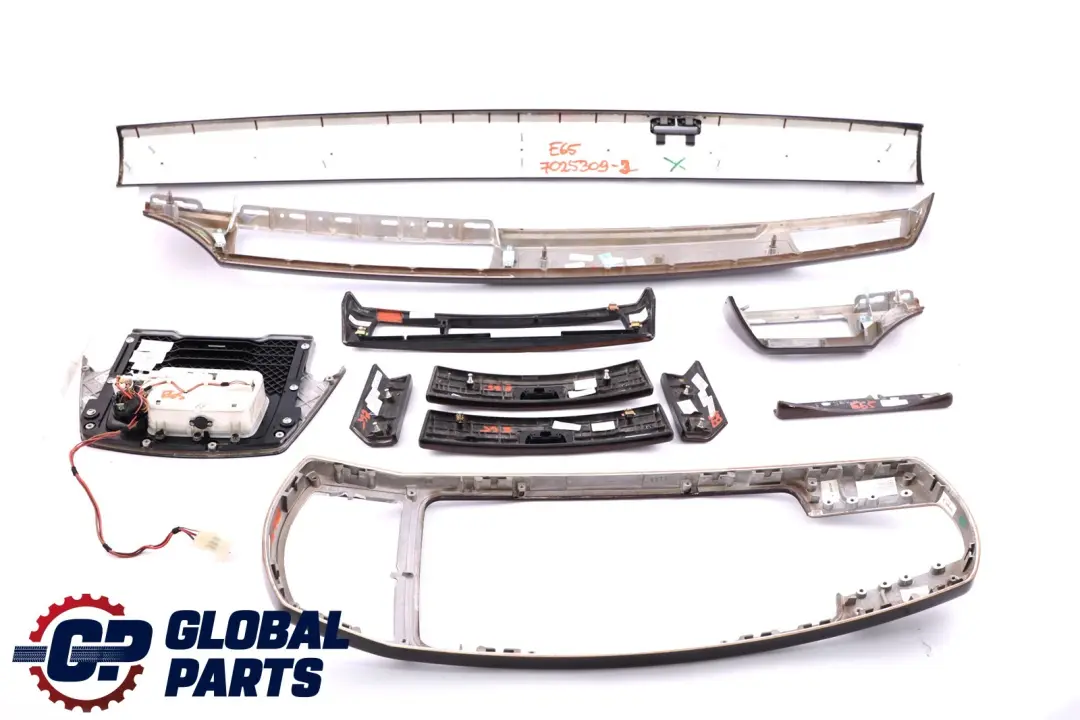 Interior Set Trim Cover Dashboard Ashtray Wood Esche Dunkel to BMW 7 Series 3 E65 with Part number 7025309 BMW 7 Series 3 E65 Interior Set Trim Cover Dashboard Ashtray Wood Esche Dunkel - SKU rhd-7025309-3 - Part number 7025309
