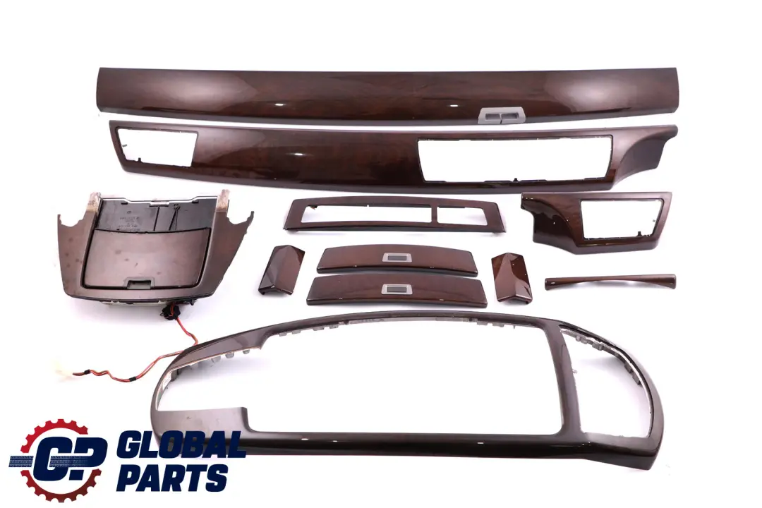Interior Set Trim Cover Dashboard Ashtray Wood Esche Dunkel to BMW 7 Series 3 E65 with Part number 7025309 BMW 7 Series 3 E65 Interior Set Trim Cover Dashboard Ashtray Wood Esche Dunkel - SKU rhd-7025309-3 - Part number 7025309