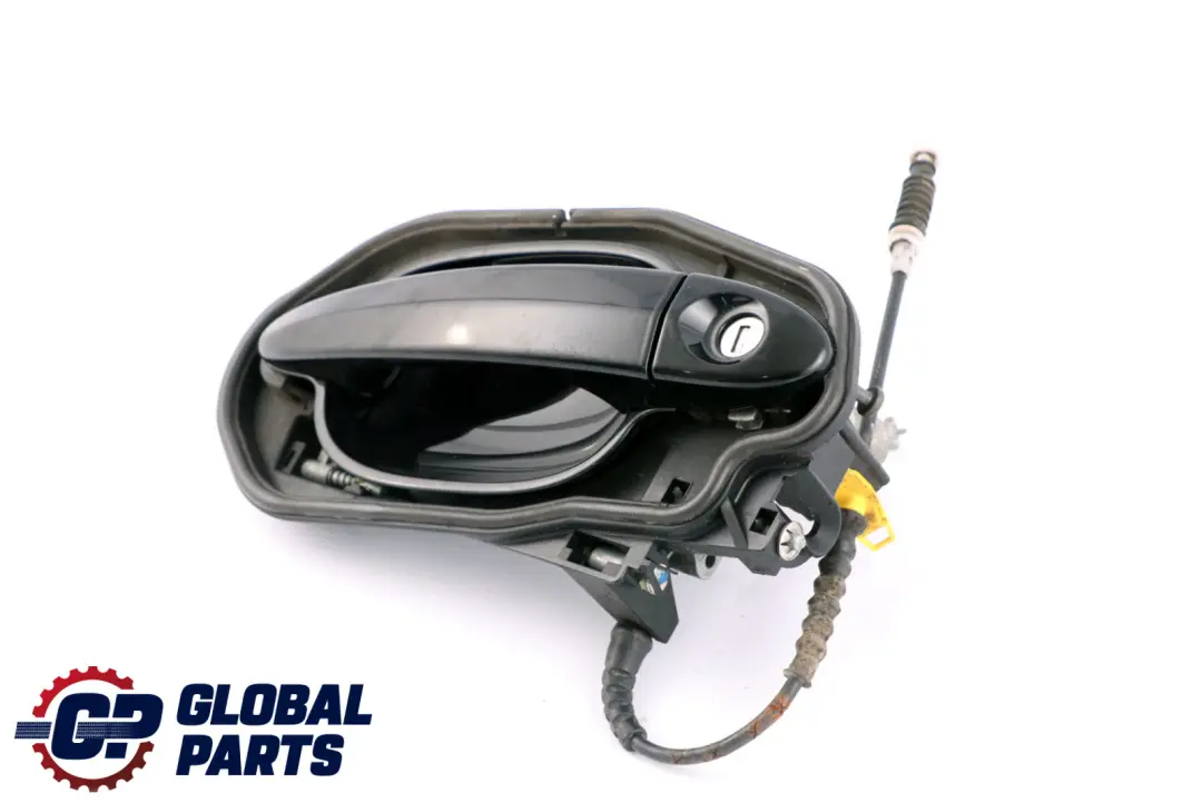 BMW 5 Series E60 E61 Complete Front Right Grab Handle O/S Schwarz 2 Black 668 - SKU rhd-7034467-SCH - Part number 7034467