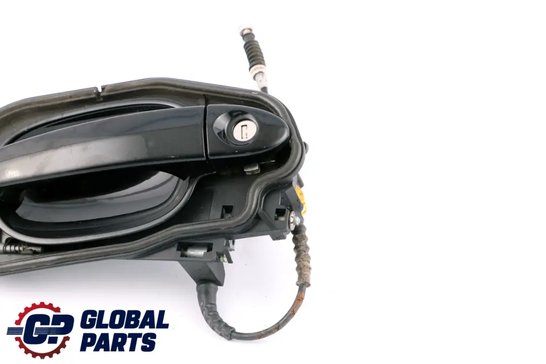 BMW 5 Series E60 E61 Complete Front Right Grab Handle O/S Schwarz 2 Black 668 - SKU rhd-7034467-SCH - Part number 7034467