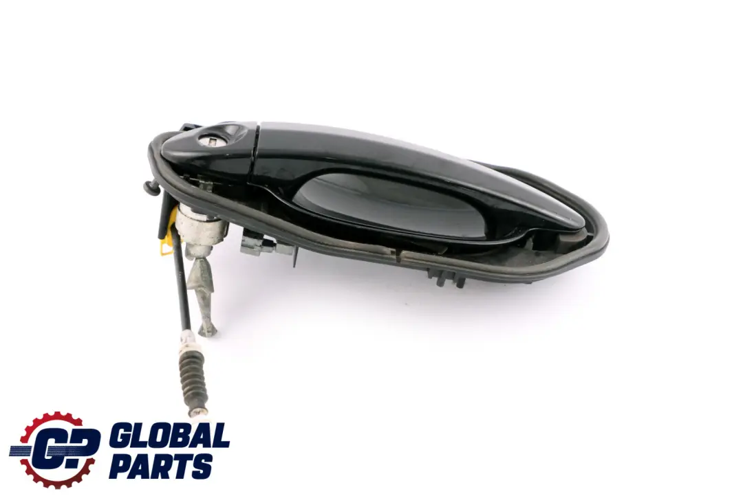 BMW 5 Series E60 E61 Complete Front Right Grab Handle O/S Schwarz 2 Black 668 - SKU rhd-7034467-SCH - Part number 7034467