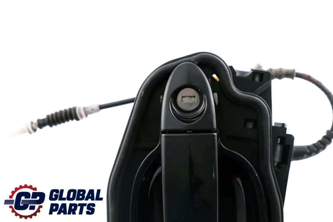 BMW 5 Series E60 E61 Complete Front Right Grab Handle O/S Schwarz 2 Black 668 - SKU rhd-7034467-SCH - Part number 7034467