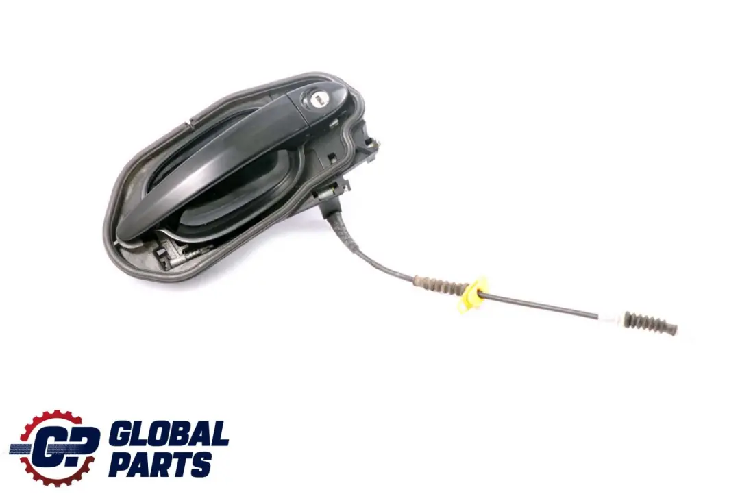 BMW 5 Series 1 E60 E61 Complete Front Right Grab Handle O/S Schwarz 2 Black 668 - SKU RHD-7034467-SCH1 - Part number 7034467