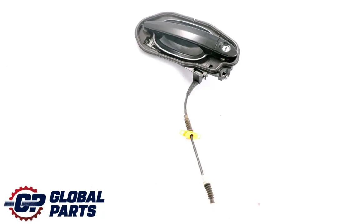 BMW 5 Series 1 E60 E61 Complete Front Right Grab Handle O/S Schwarz 2 Black 668 - SKU RHD-7034467-SCH1 - Part number 7034467