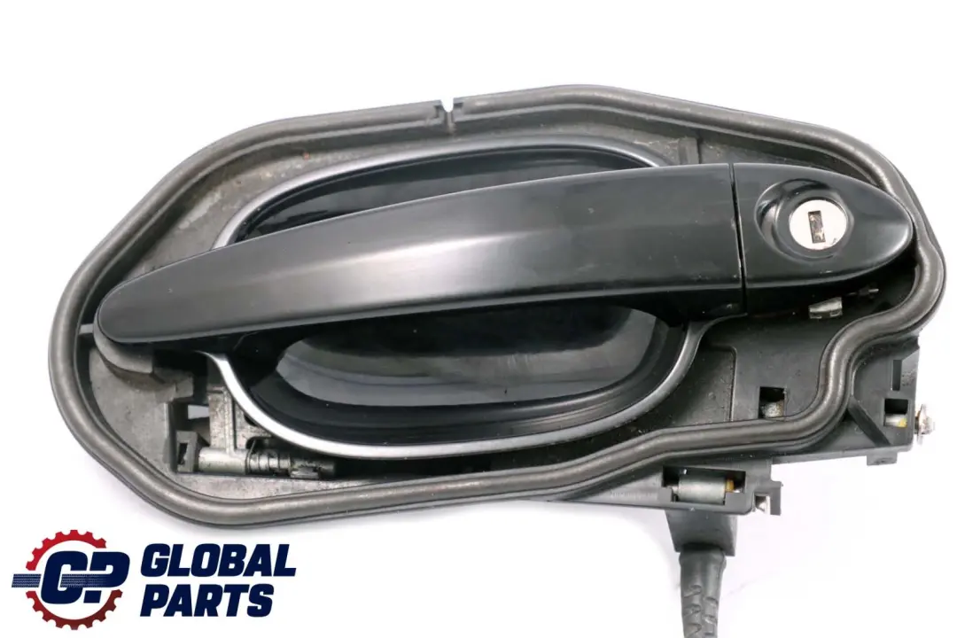 BMW 5 Series 1 E60 E61 Complete Front Right Grab Handle O/S Schwarz 2 Black 668 - SKU RHD-7034467-SCH1 - Part number 7034467