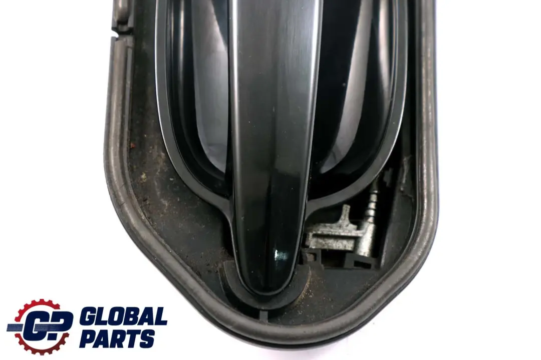 BMW 5 Series 1 E60 E61 Complete Front Right Grab Handle O/S Schwarz 2 Black 668 - SKU RHD-7034467-SCH1 - Part number 7034467