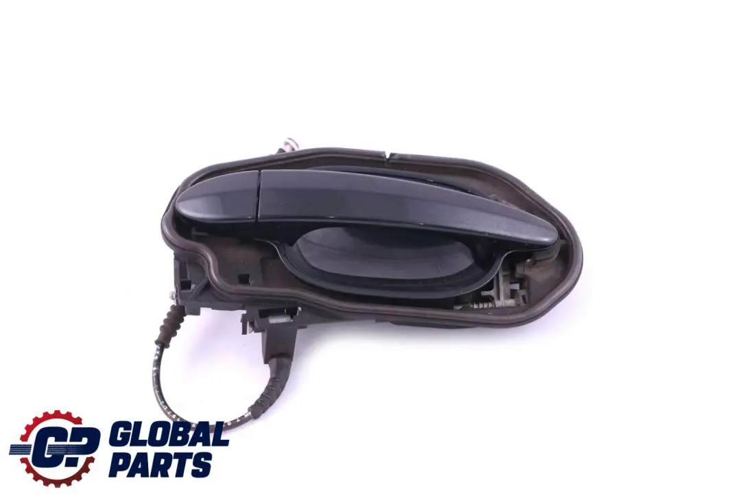 BMW 5 Series 1 E60 E61 Complete Front Left Grab Handle N/S Carbonschwarz Black - SKU rhd-7034469-CAR1 - Part number 7034469