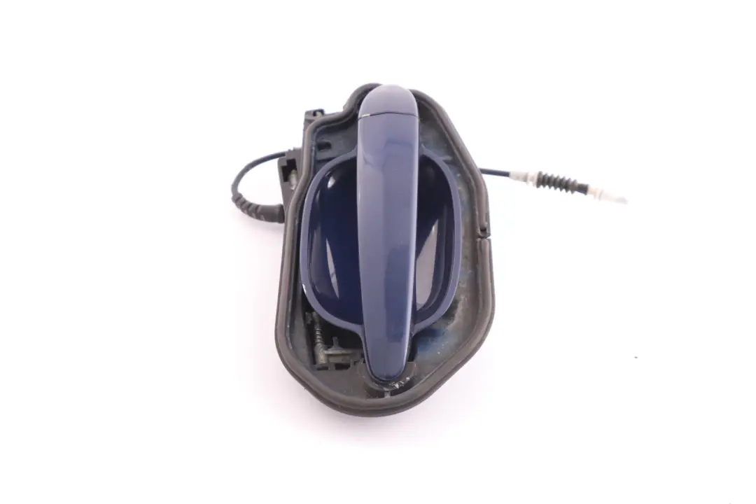 BMW 5 Series E60 E61 Complete Front Left Grab Handle N/S Interlagos Blau Blue - SKU rhd-7034469-INT - Part number 7034469