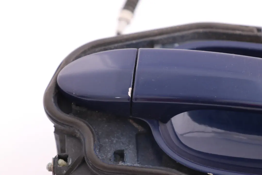 BMW 5 Series E60 E61 Complete Front Left Grab Handle N/S Interlagos Blau Blue - SKU rhd-7034469-INT - Part number 7034469