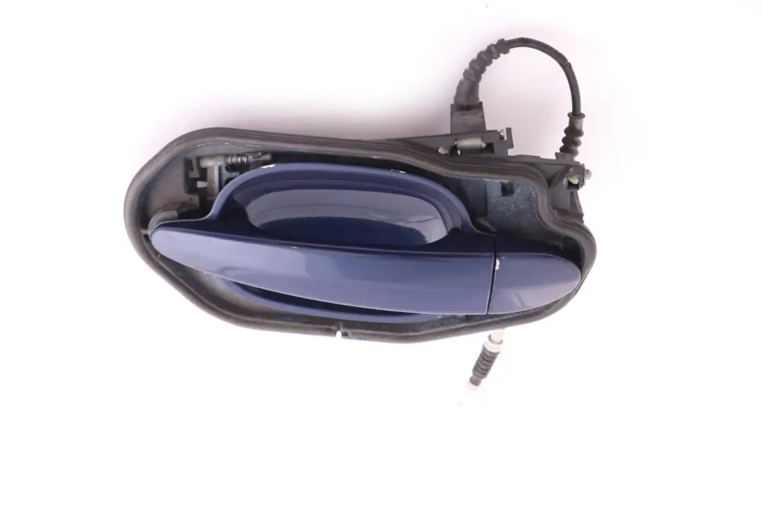 BMW 5 Series E60 E61 Complete Front Left Grab Handle N/S Interlagos Blau Blue - SKU rhd-7034469-INT - Part number 7034469