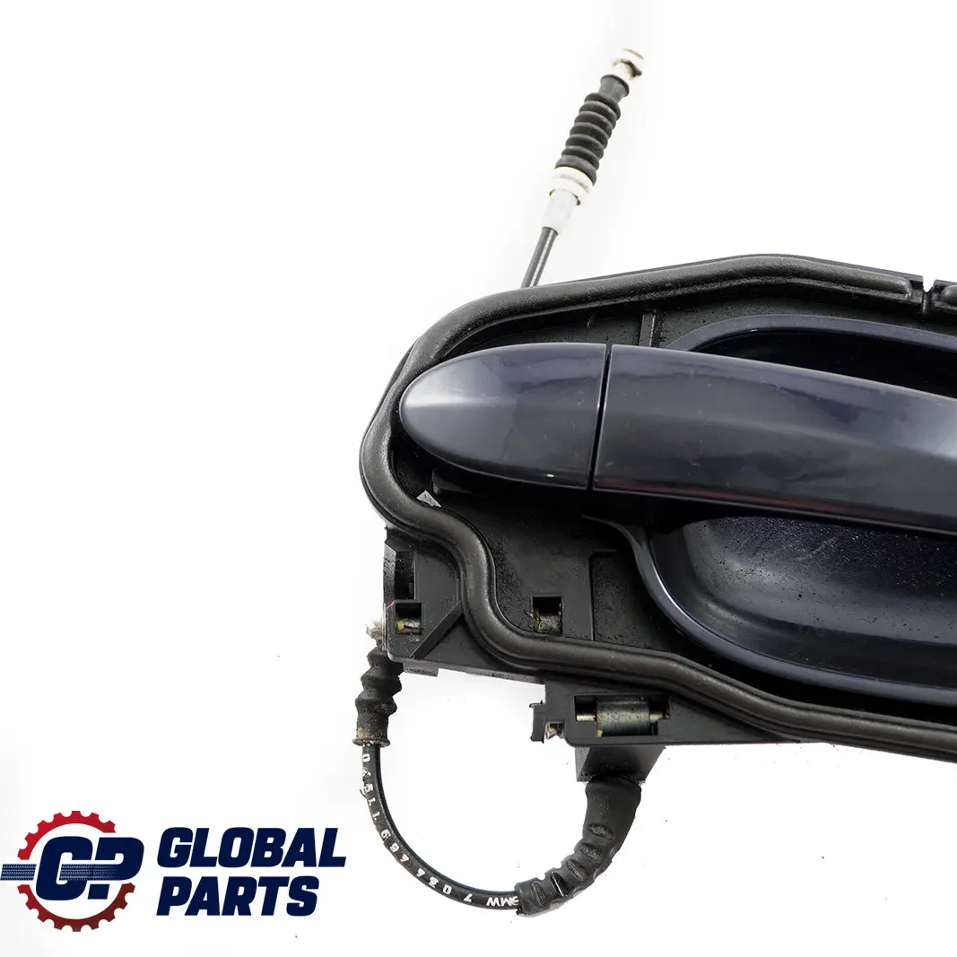 Complete Front Left Grab Handle N/S Monacoblau Blue A35 to BMW 5 Series E60 E61 1 with Part number 7034469 BMW 5 Series E60 E61 1 Complete Front Left Grab Handle N/S Monacoblau Blue A35 - SKU rhd-7034469-MB1 - Part number 7034469