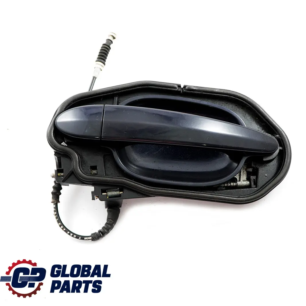 Complete Front Left Grab Handle N/S Monacoblau Blue A35 to BMW 5 Series E60 E61 1 with Part number 7034469 BMW 5 Series E60 E61 1 Complete Front Left Grab Handle N/S Monacoblau Blue A35 - SKU rhd-7034469-MB1 - Part number 7034469