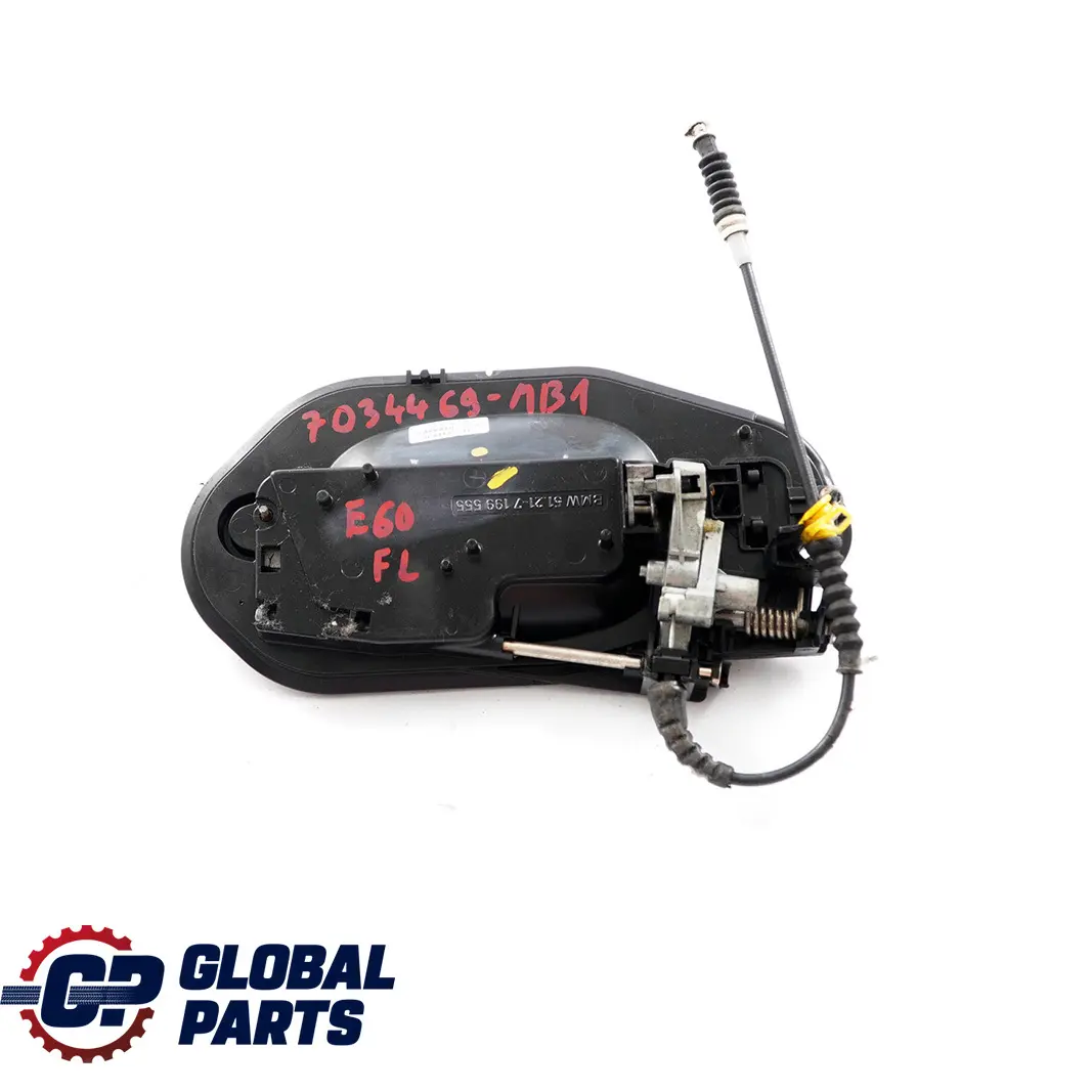 Complete Front Left Grab Handle N/S Monacoblau Blue A35 to BMW 5 Series E60 E61 1 with Part number 7034469 BMW 5 Series E60 E61 1 Complete Front Left Grab Handle N/S Monacoblau Blue A35 - SKU rhd-7034469-MB1 - Part number 7034469