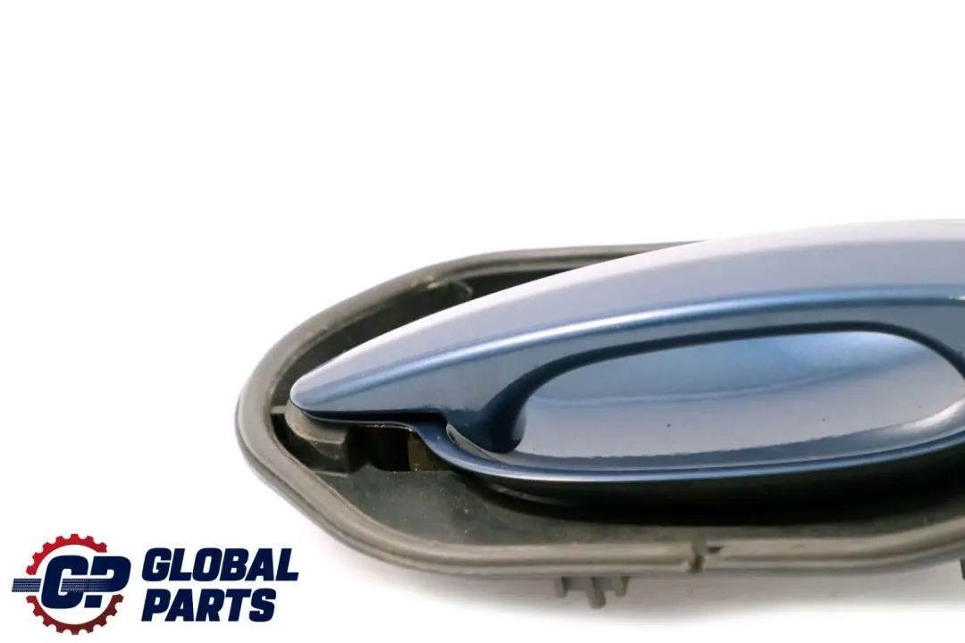 Complete Front Left Grab Handle N/S Mysticblau Mystic Blue to BMW 5 Series E60 E61 with Part number 7034469 BMW 5 Series E60 E61 Complete Front Left Grab Handle N/S Mysticblau Mystic Blue - SKU rhd-7034469-MYS - Part number 7034469