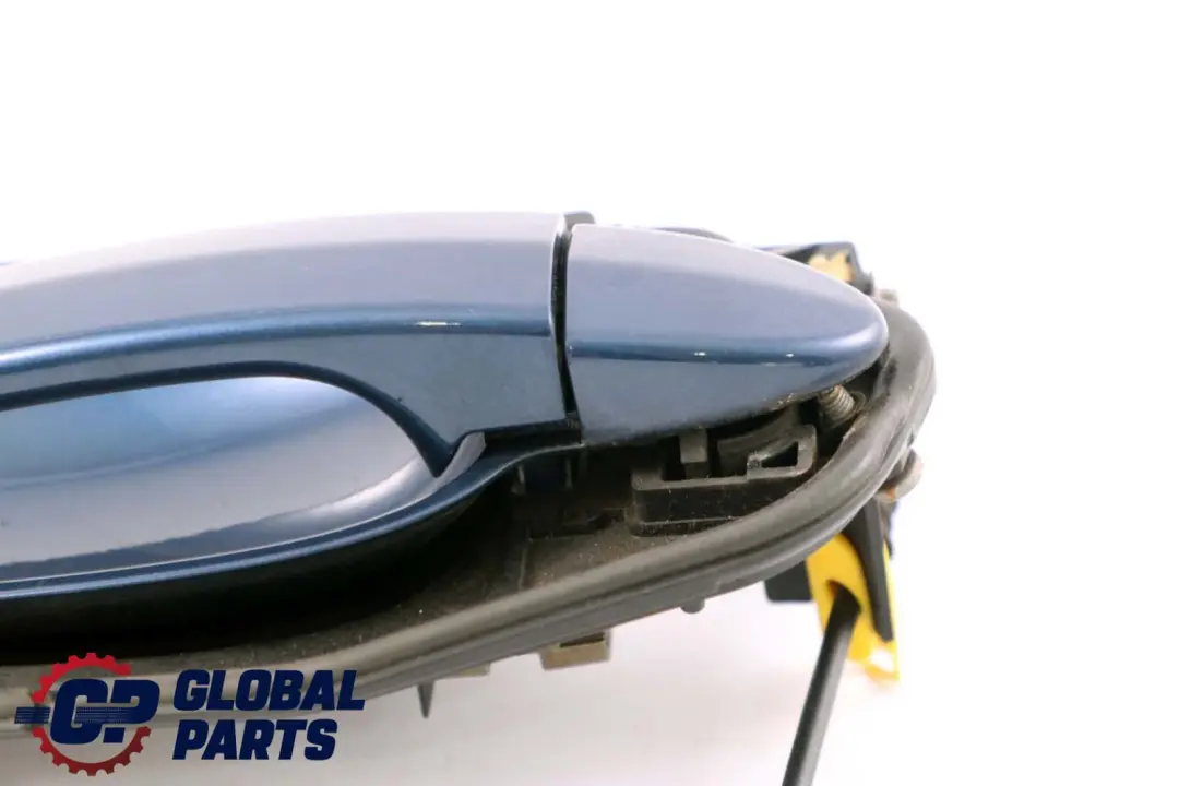 Complete Front Left Grab Handle N/S Mysticblau Mystic Blue to BMW 5 Series E60 E61 with Part number 7034469 BMW 5 Series E60 E61 Complete Front Left Grab Handle N/S Mysticblau Mystic Blue - SKU rhd-7034469-MYS - Part number 7034469