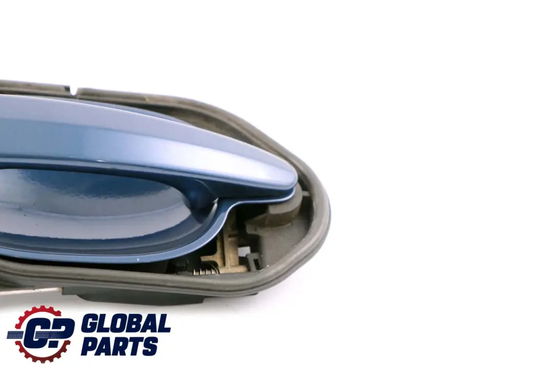Complete Front Left Grab Handle N/S Mysticblau Mystic Blue to BMW 5 Series E60 E61 with Part number 7034469 BMW 5 Series E60 E61 Complete Front Left Grab Handle N/S Mysticblau Mystic Blue - SKU rhd-7034469-MYS - Part number 7034469