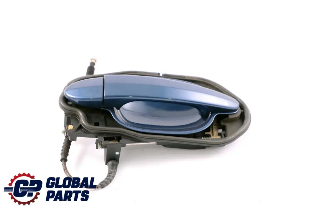 Complete Front Left Grab Handle N/S Mysticblau Mystic Blue to BMW 5 Series E60 E61 with Part number 7034469 BMW 5 Series E60 E61 Complete Front Left Grab Handle N/S Mysticblau Mystic Blue - SKU rhd-7034469-MYS - Part number 7034469