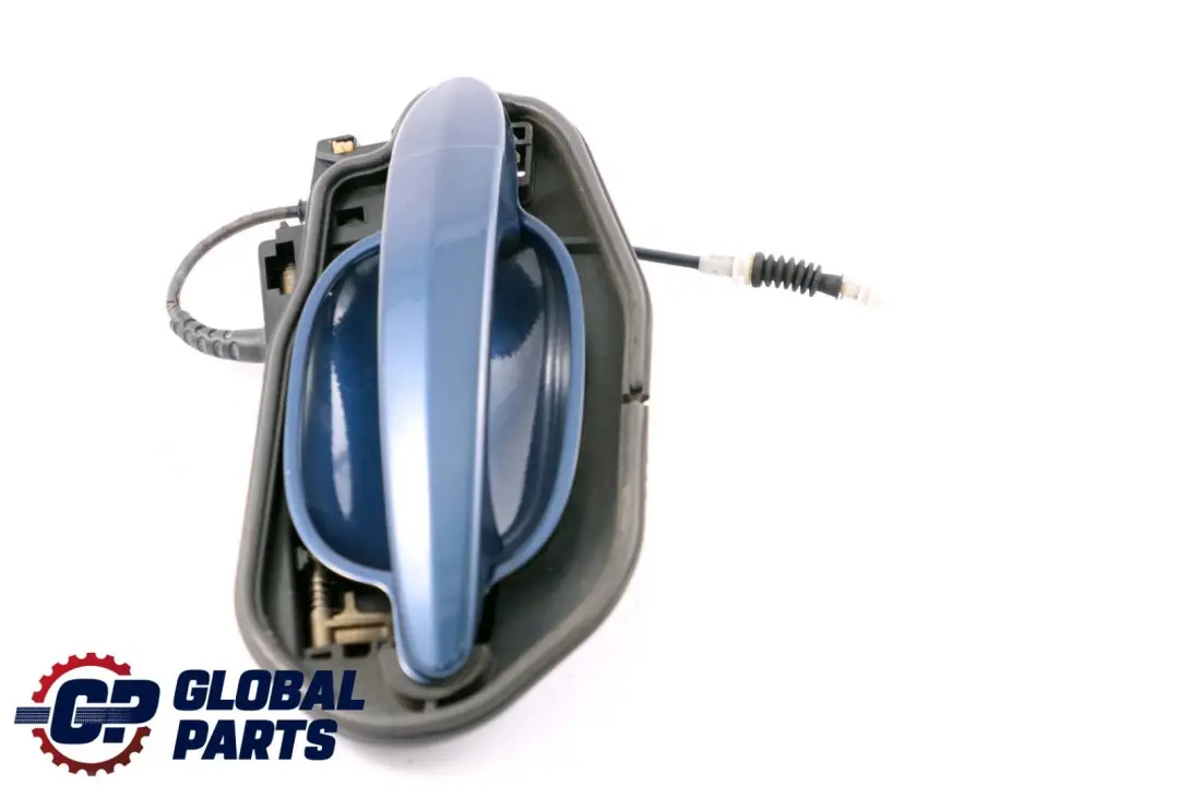 Complete Front Left Grab Handle N/S Mysticblau Mystic Blue to BMW 5 Series E60 E61 with Part number 7034469 BMW 5 Series E60 E61 Complete Front Left Grab Handle N/S Mysticblau Mystic Blue - SKU rhd-7034469-MYS - Part number 7034469