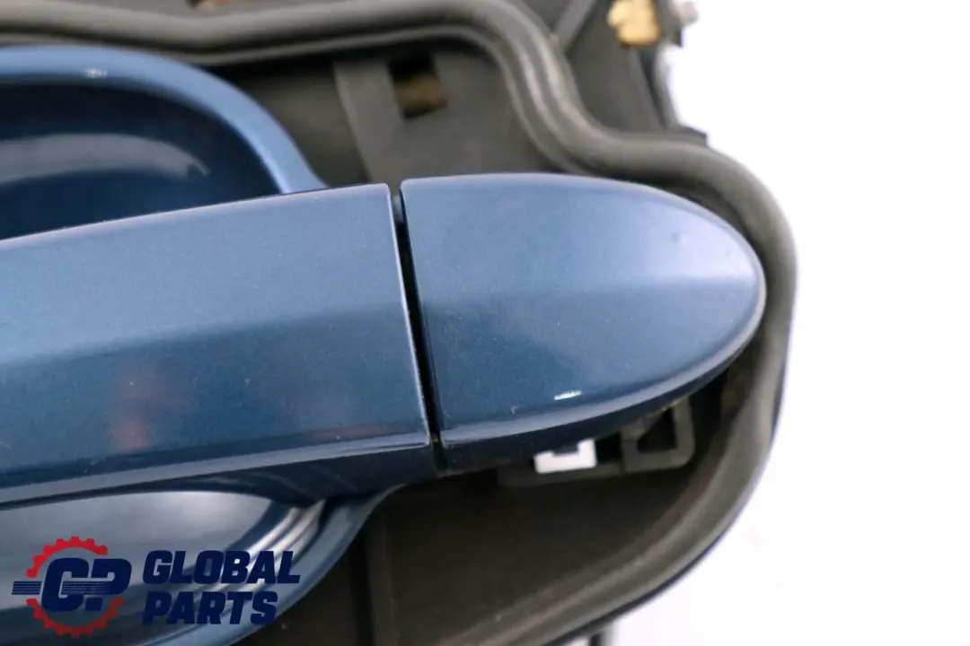 Complete Front Left Grab Handle N/S Mysticblau Mystic Blue to BMW 5 Series E60 E61 with Part number 7034469 BMW 5 Series E60 E61 Complete Front Left Grab Handle N/S Mysticblau Mystic Blue - SKU rhd-7034469-MYS - Part number 7034469
